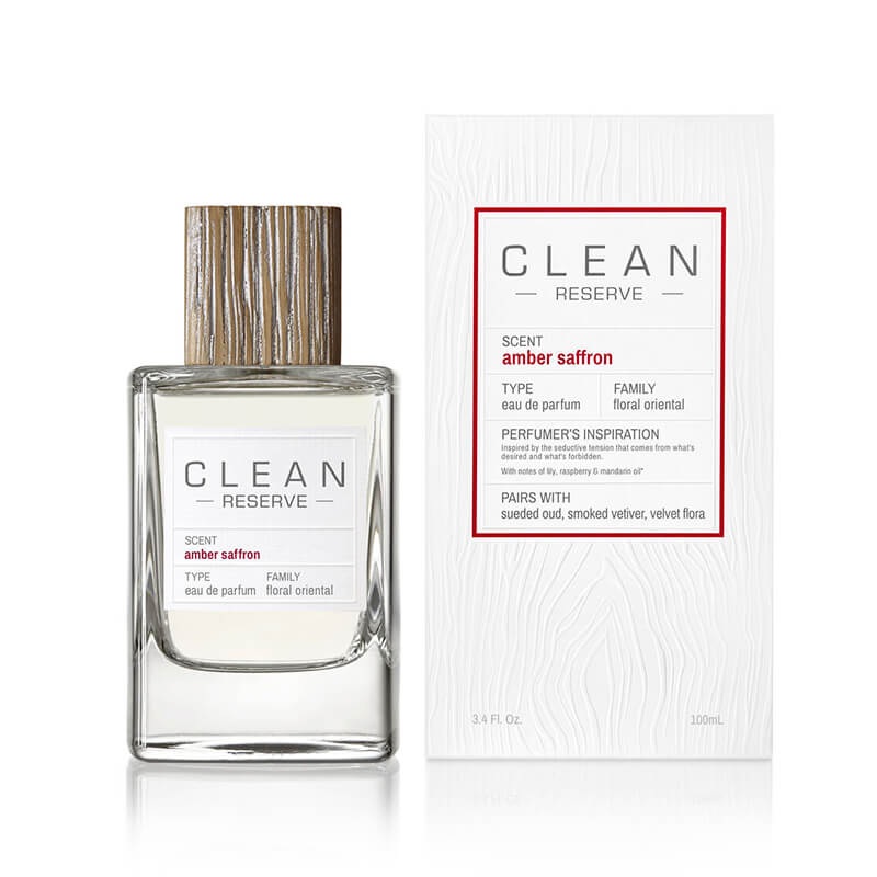 Clean Amber Saffron 100ml EDP (L) SP