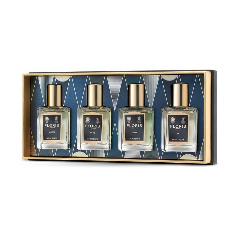 Floris Travel Collection for Him EDT 4 Piece Set 4 x 0.5 oz