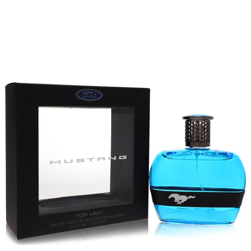 Ford Mustang Blue by Estee Lauder Eau De Toilette Spray 3.4 oz for Men – Premium Designer Fragrance