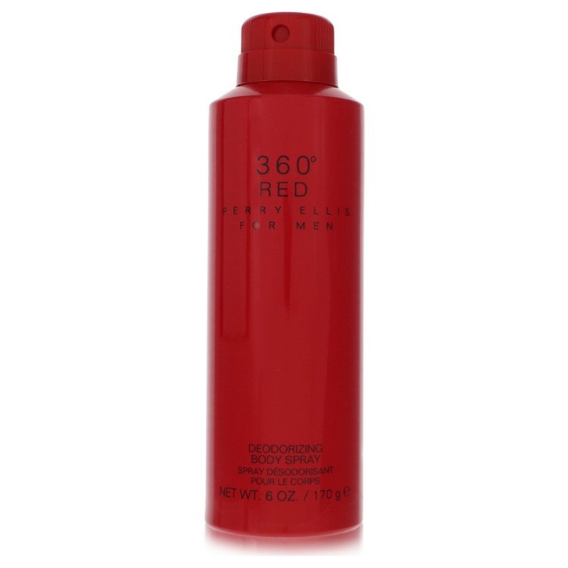 Perry Ellis 360 Red by Perry Ellis Deodorant Spray 6 oz for Men – Premium Designer Fragrance