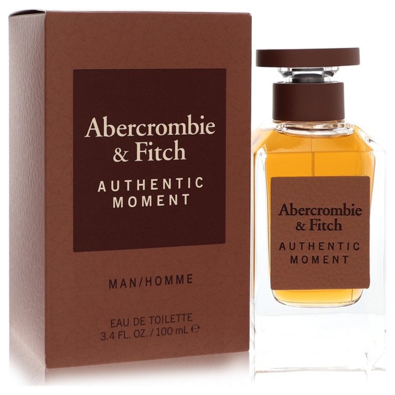 Abercrombie & Fitch Authentic Moment by Abercrombie & Fitch For Men Eau De Toilette Spray 3.4 oz