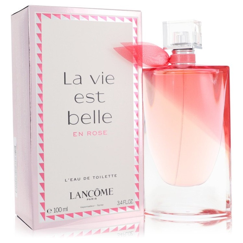 La Vie Est Belle En Rose by Lancome L’eau De Toilette Spray 3.4 oz / 100 ml for Women