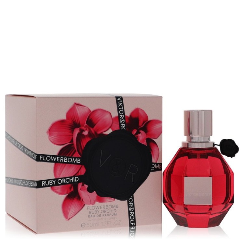 Flowerbomb Ruby Orchid by Viktor & Rolf Eau De Parfum Spray (Unboxed) 1.7 oz / 50 ml for Women
