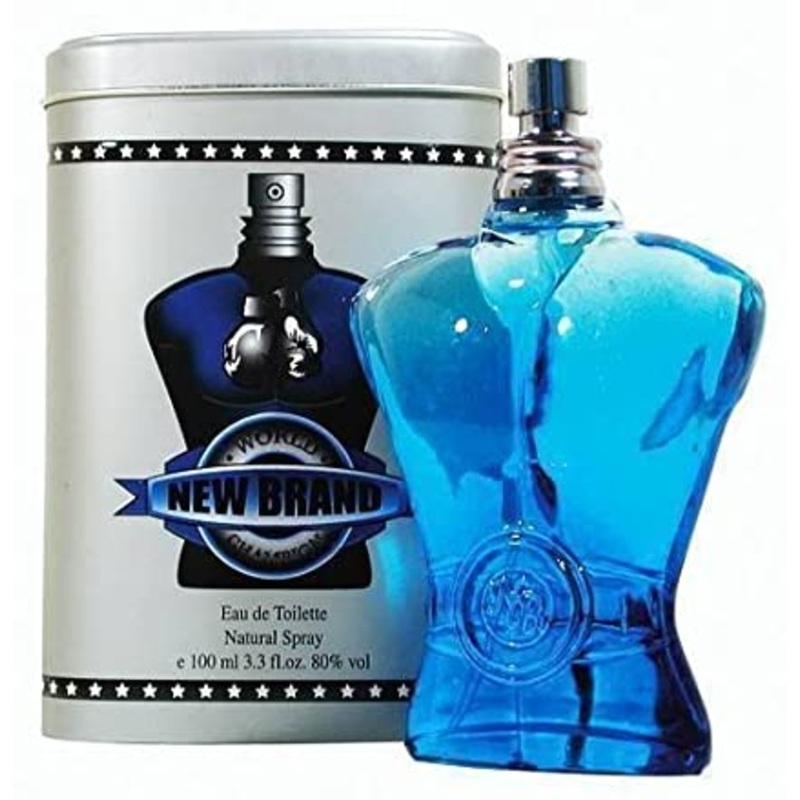 NEW BRAND WORLD CHAMPION BLUE 3.3 OZ Eau de Toilette spray for Men