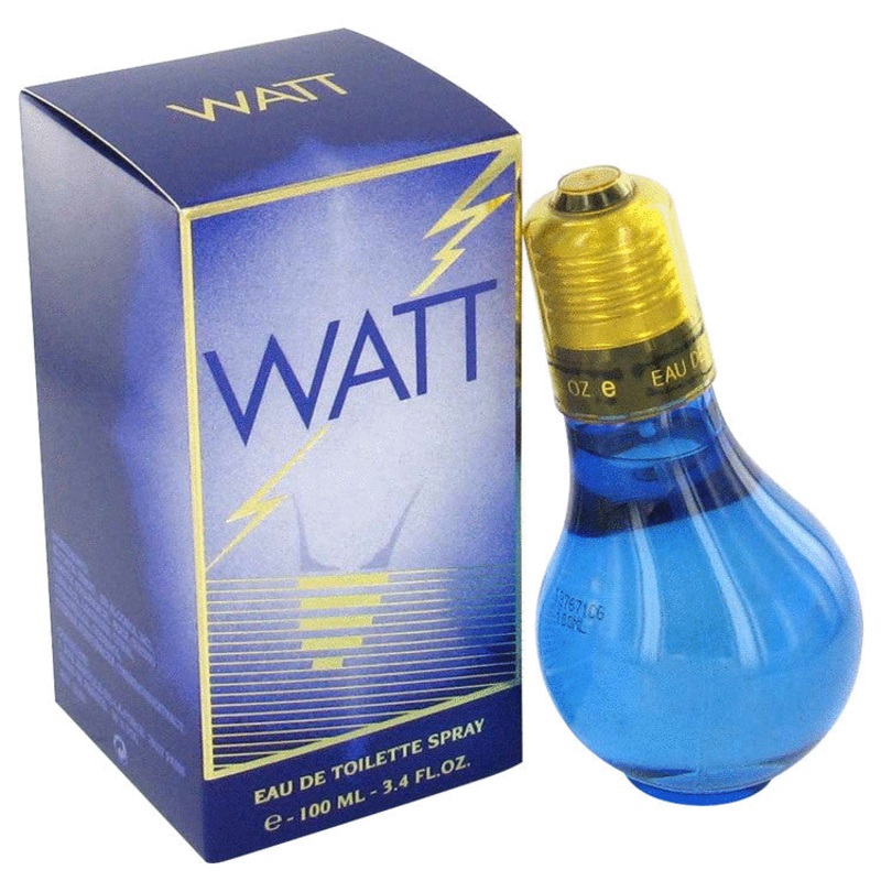 WATT Blue by Cofinluxe For Men Travel Spray 0.27 oz