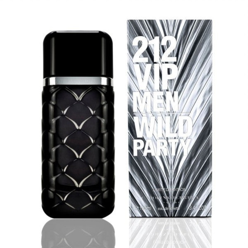 212 VIP Wild Party by Carolina Herrera 3.4 Oz. Eau De Toilette For Men