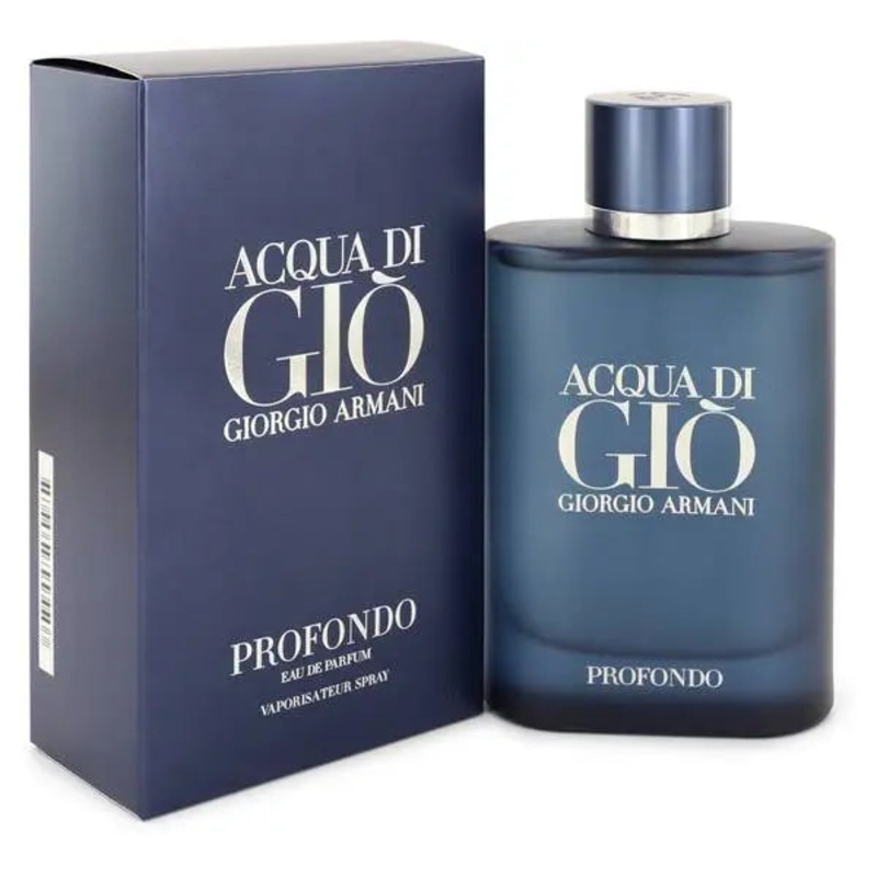 Acqua Di Gio Profondo Cologne By Giorgio Arman 4.2 OZ Eau De Parfum for Men