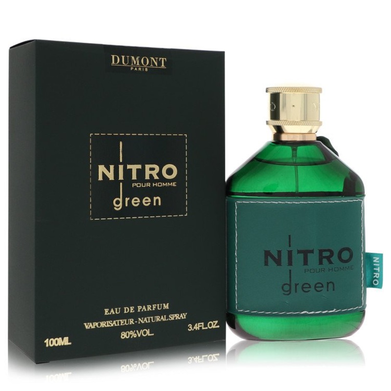 Dumont Nitro Green by Dumont Paris For Men Eau De Parfum Spray 3.4 oz
