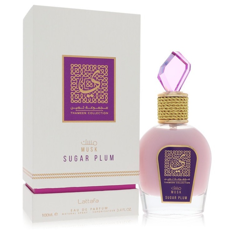 Musk Sugar Plum Thameen Collection By Lattafa Perfume 3.4 Oz Edp Spray For Women – Box