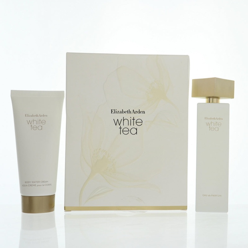 White Tea By Elizabeth Arden Perfume 2 Piece Gift Set – 3.3 Oz Edp Spray, 3.3 Oz Body Water Cream For Women – Gift Set