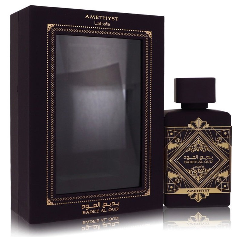 Bade’E Al Oud For Amethyste By Lattafa 3.4 Oz Eau De Parfum Spray For Men In Box