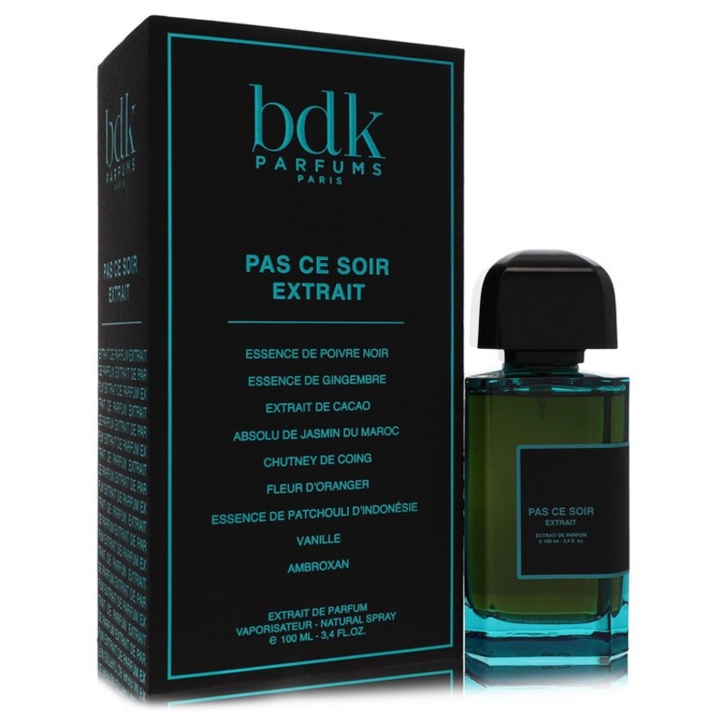 Bdk Pas Ce Soir by Bdk Parfums Extrait De Parfum Spray (Unisex) 3.4 oz / 100 ml for Women
