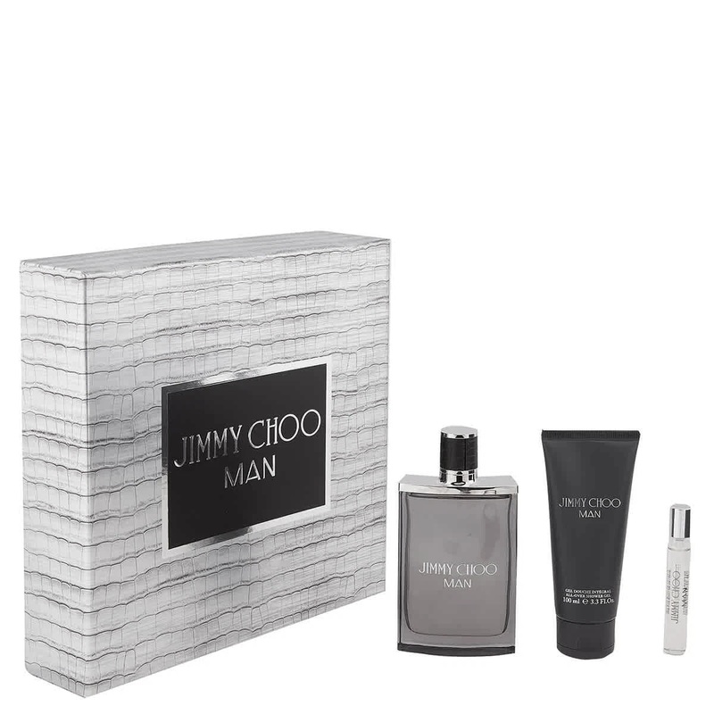 Jimmy Choo Man by JImmy Choo Gift Set 3 PC (3.3 edt&0.25 mini&3.3 s/gel) Default Title