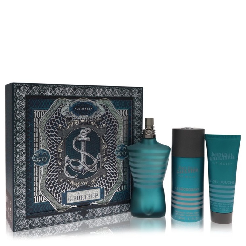 Jean Paul Gaultier by Jean Paul Gaultier Gift Set For Men Gift Set — 4.2 oz Eau De Toilette Spray + 5.1 oz Deodorant Spray + 2.5 oz Shower Gel