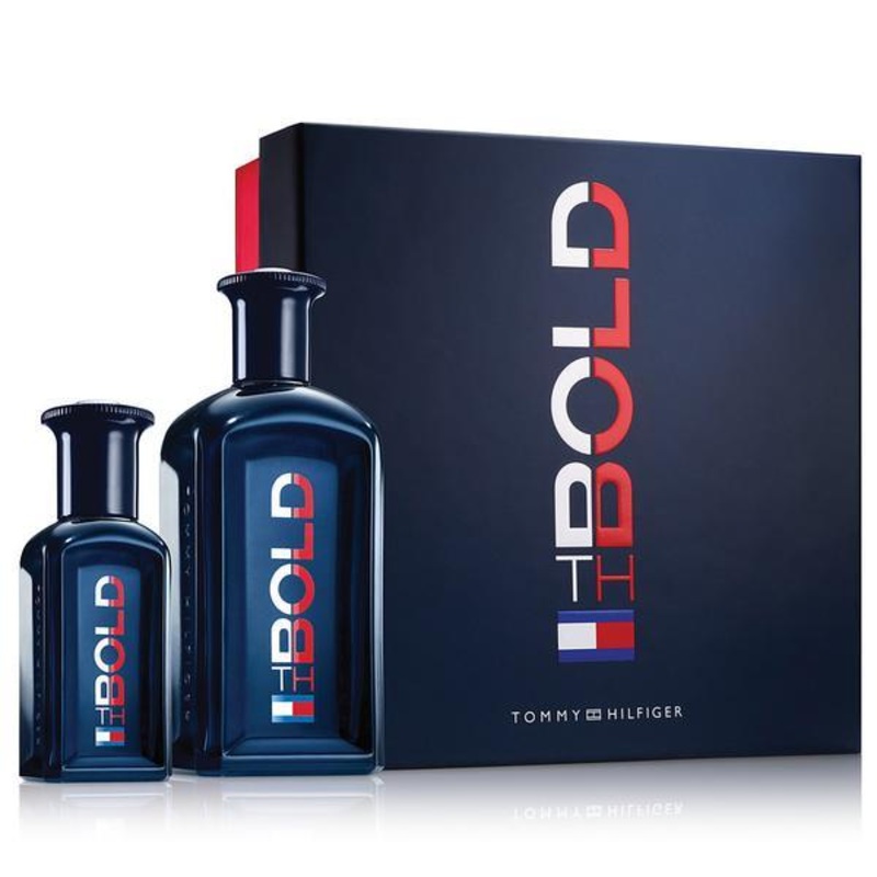 TH Bold Gift Set by Tommy Hilfiger 2 Piece Gift Set: 3.4 Oz Eau De Toilette Spray + 1.0 Oz Eau De Toilette Spray. For Men