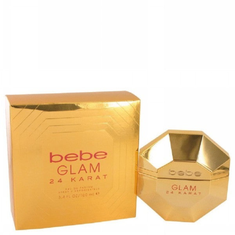 Bebe Glam 24 Karat by Bebe 3.4 Oz. Eau De Parfum For Women