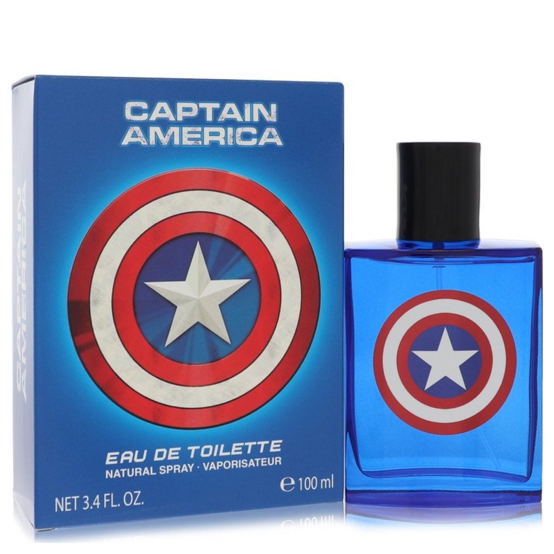 Captain America by Marvel For Men Eau De Toilette Spray 3.4 oz