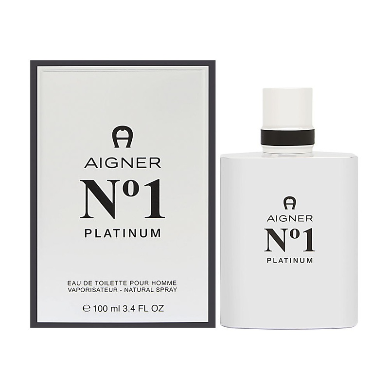 Aigner No. 1 Platinum Pour Homme by Etienne Aigner 3.4 oz Eau de Toilette Spray