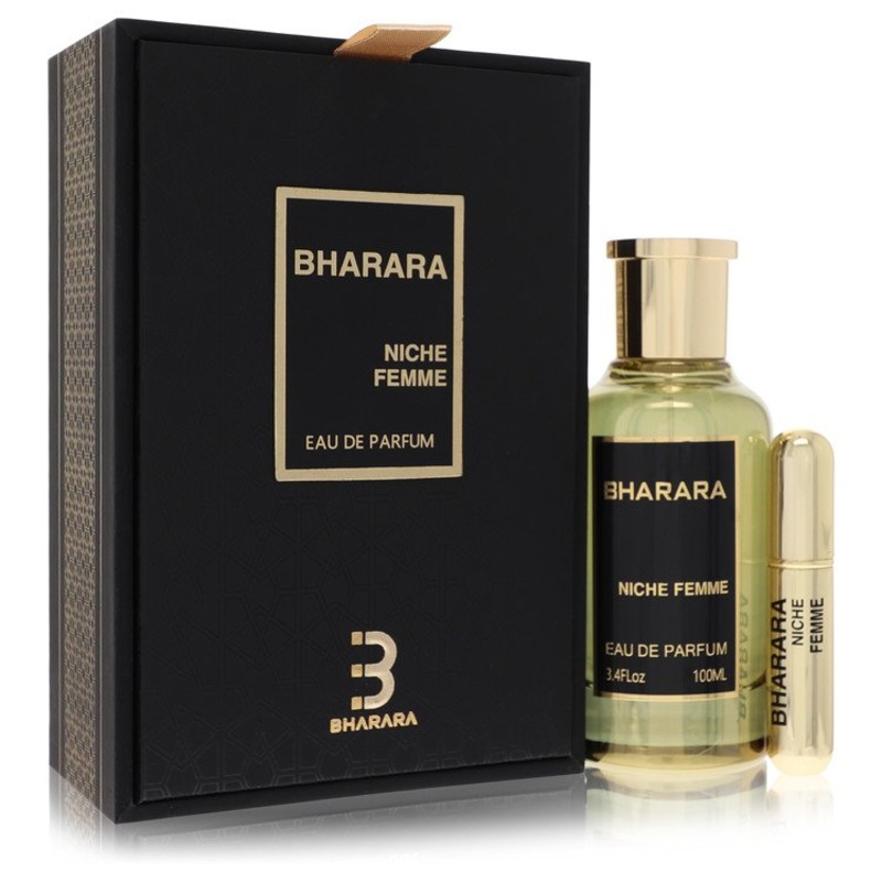Bharara Niche Femme by Bharara Beauty For Women Eau De Parfum Spray + Refillable Travel Spray 3.4 oz