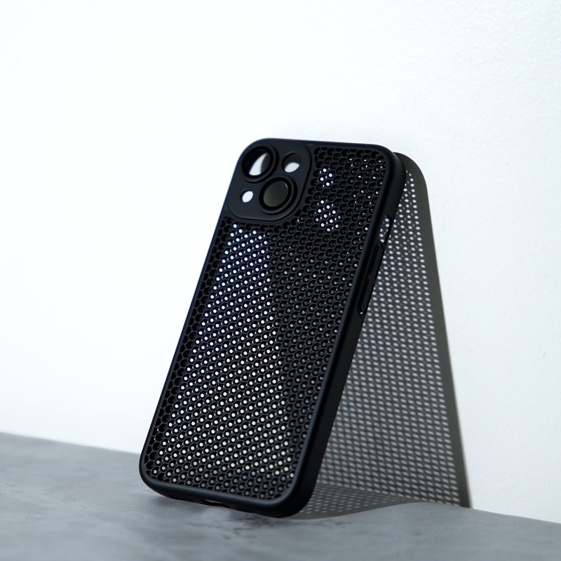 Chokore Honeycomb Design Protective Mobile Cover (Black) IPHONE 13