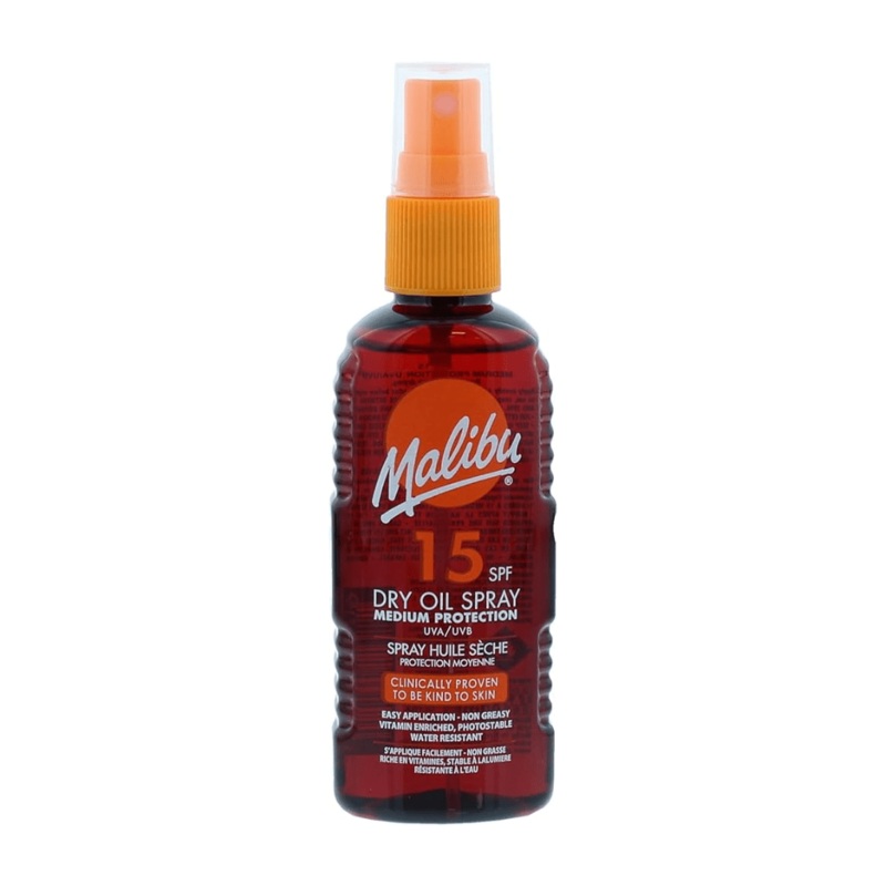 Malibu Sun Dry Oil Spray (100ml) (SPF15, SPF30) SPF15