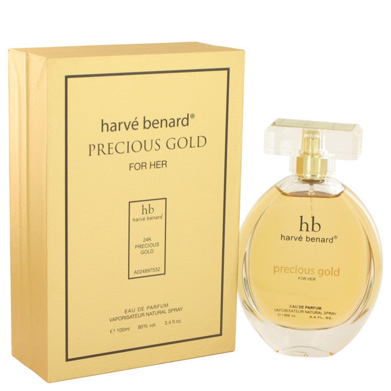 Precious Gold by Harve Benard For Women Eau De Parfum Spray 3.4 oz