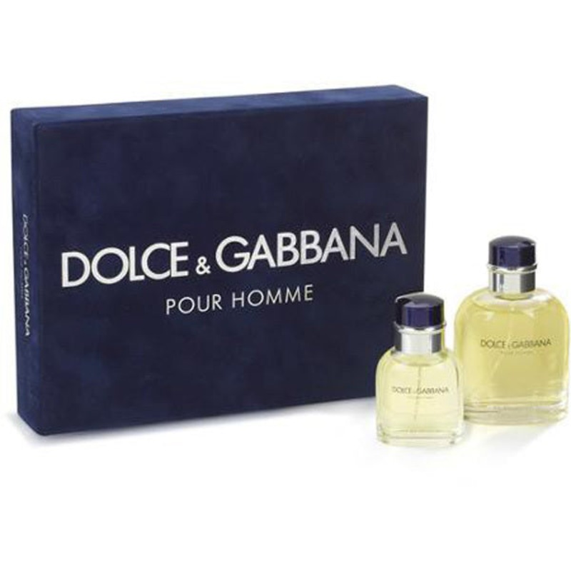 Dolce Gabbana Pour Homme Gift Set by Dolce & Gabbana 3 Piece Gift Set: 4.2 Oz Eau De Toilette + 1.7 Oz After Shave Balm + 1.7 Oz Shower Gel. For Men