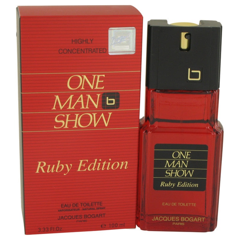One Man Show Ruby by Jacques Bogart For Men Eau De Toilette Spray 3.3 oz
