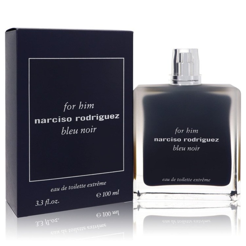 Narciso Rodriguez Bleu Noir Extreme by Narciso Rodriguez Eau De Toilette Spray 3.3 oz for Men – Premium Designer Fragrance