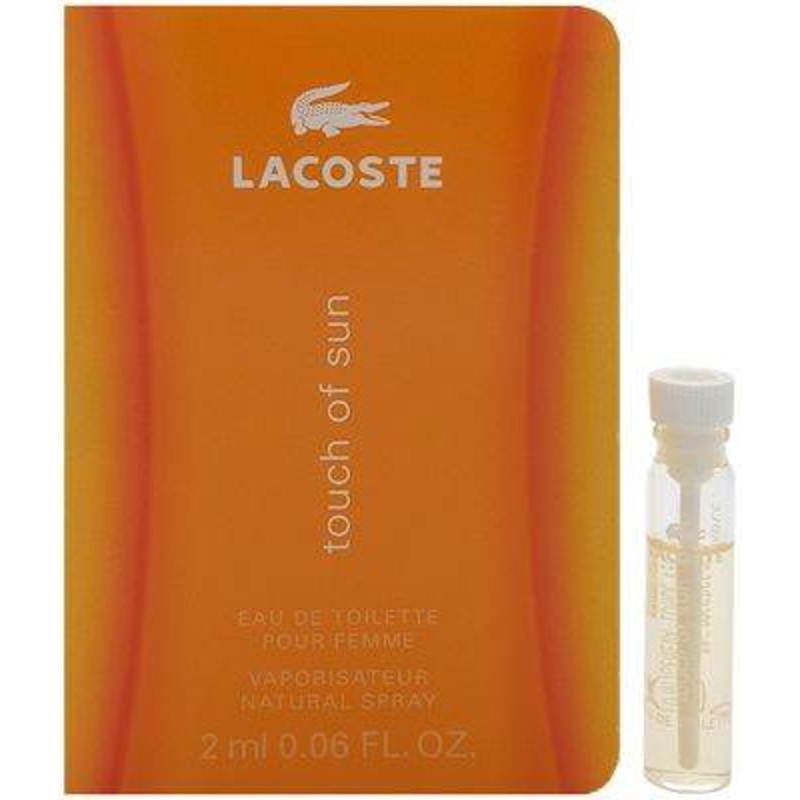 Lacoste Touch of Sun by Lacoste for Women 0.06 oz Eau de Toilette Sampler Vial Spray