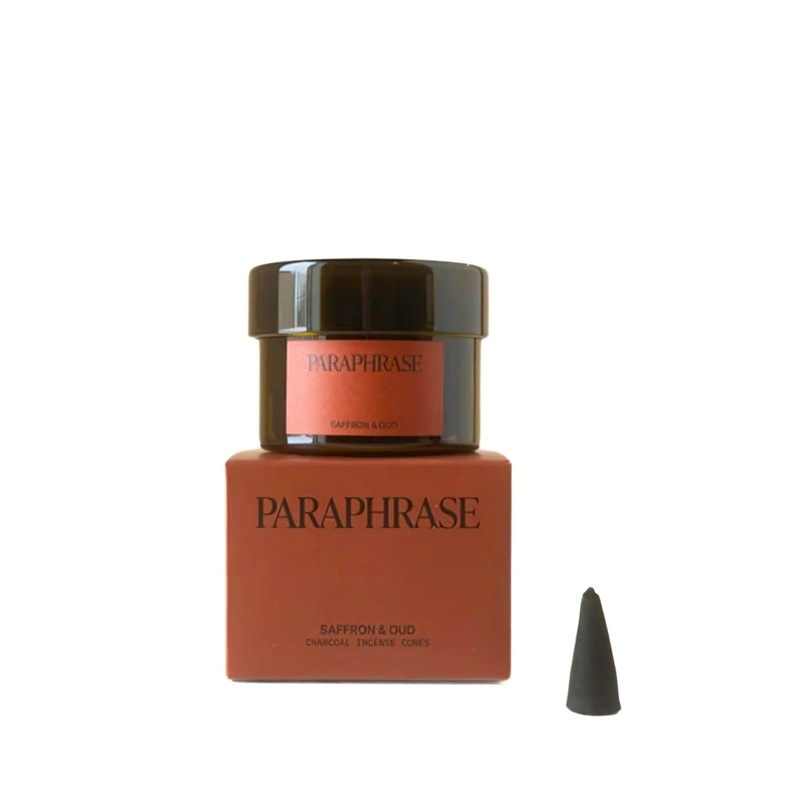 Saffron & Oud Incense Cones