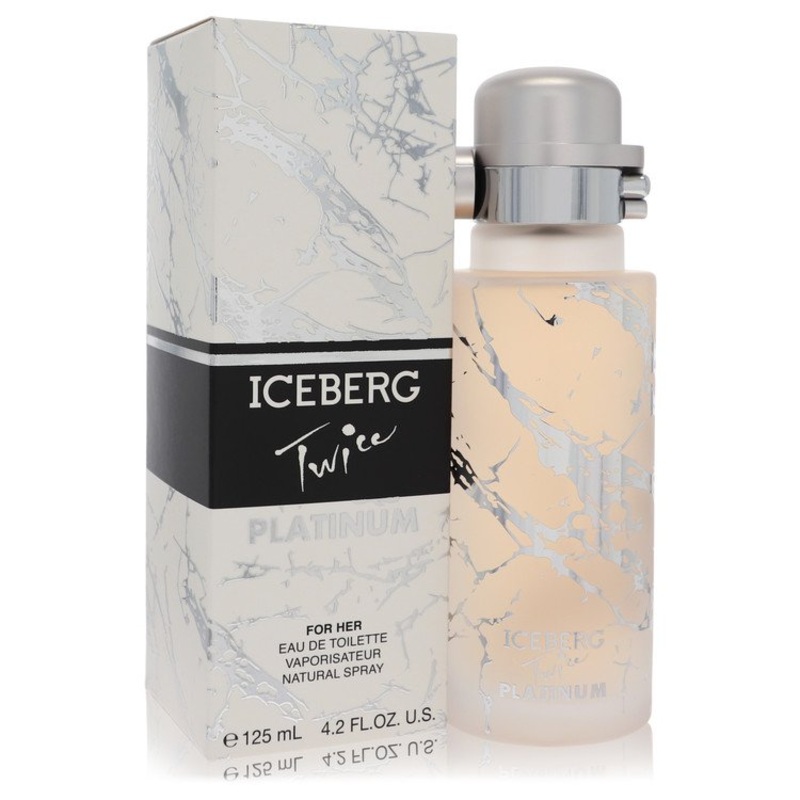 Iceberg Twice Platinum by Iceberg For Women Eau De Toilette Spray 4.2 oz