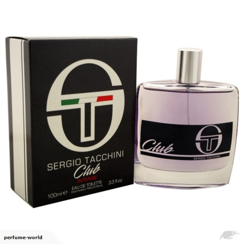 Club Intense by Sergio Tacchini 3.3 oz Eau de Toilette Spray for Men