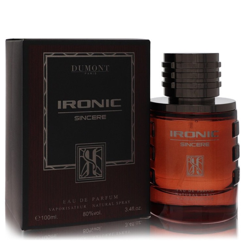 Dumont Ironic Sincere by Dumont Paris Eau De Parfum Spray 3.4 oz for Men – Premium Designer Fragrance