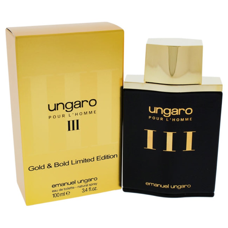 Ungaro III Gold And Bold Eau De Toilette 3.4 oz.