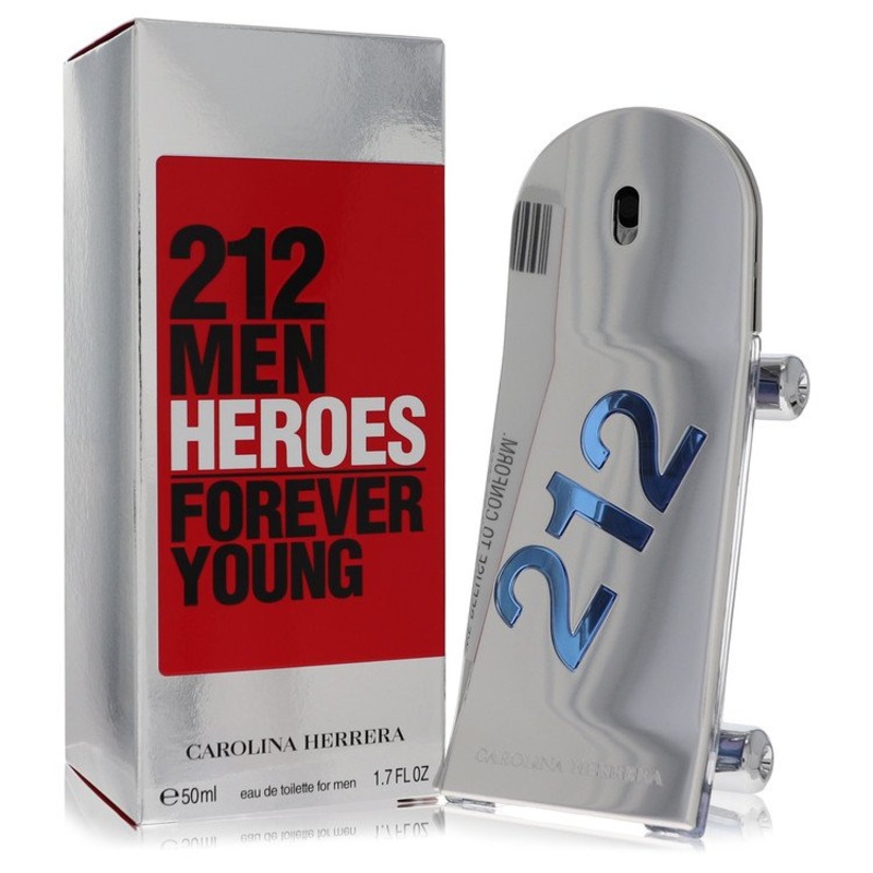 212 Heroes Forever Young By Carolina Herrera Cologne 1.7 Oz Edt Spray For Men – Box
