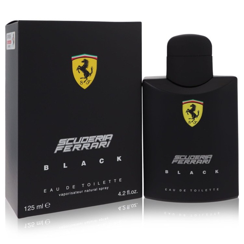 Ferrari Scuderia Black by Ferrari Eau De Toilette Spray 4.2 oz for Men – Premium Designer Fragrance