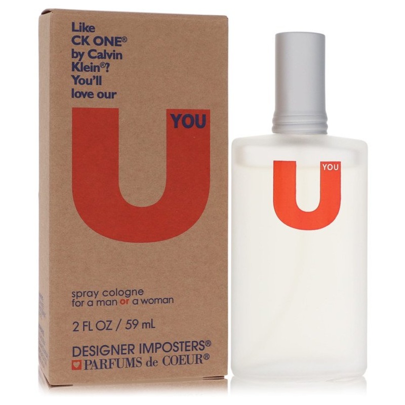 Designer Imposters U You by Parfums De Coeur Cologne Spray (Unisex) 2 oz for Women – Premium Designer Fragrance