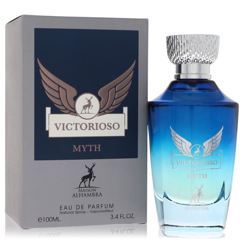 Victorioso Legend Myth by Maison Alhambra For Men Eau De Parfum Spray 3.4 oz