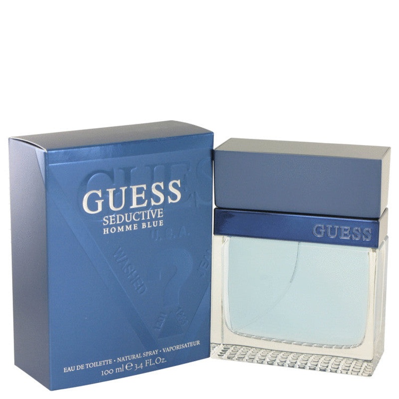 Guess Seductive Homme Blue by Guess For Men Eau De Toilette Spray 3.4 oz
