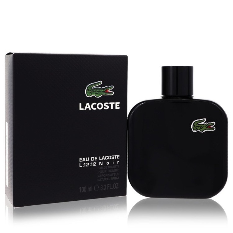 Lacoste Eau De Lacoste L.12.12 Noir by Lacoste Eau De Toilette Spray 3.4 oz for Men – Premium Designer Fragrance