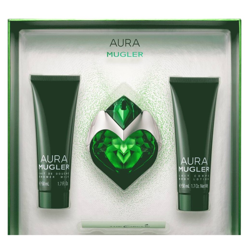 Mugler Aura Mugler 3PCS Gift Set – 30ML EDP Spray + 50ML Body Lotion + 50ML Shower Milk (Women)