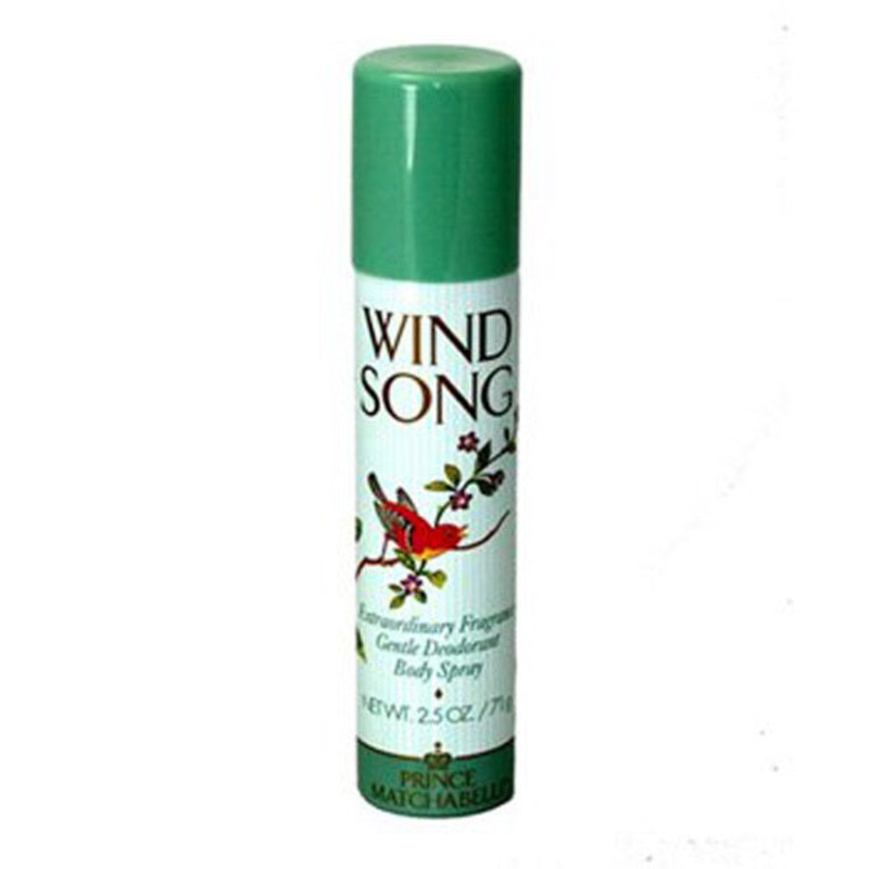 Wind Song Deodorant by Prince Matchabelli 2.5 Oz. Deodorant For Women Spray
