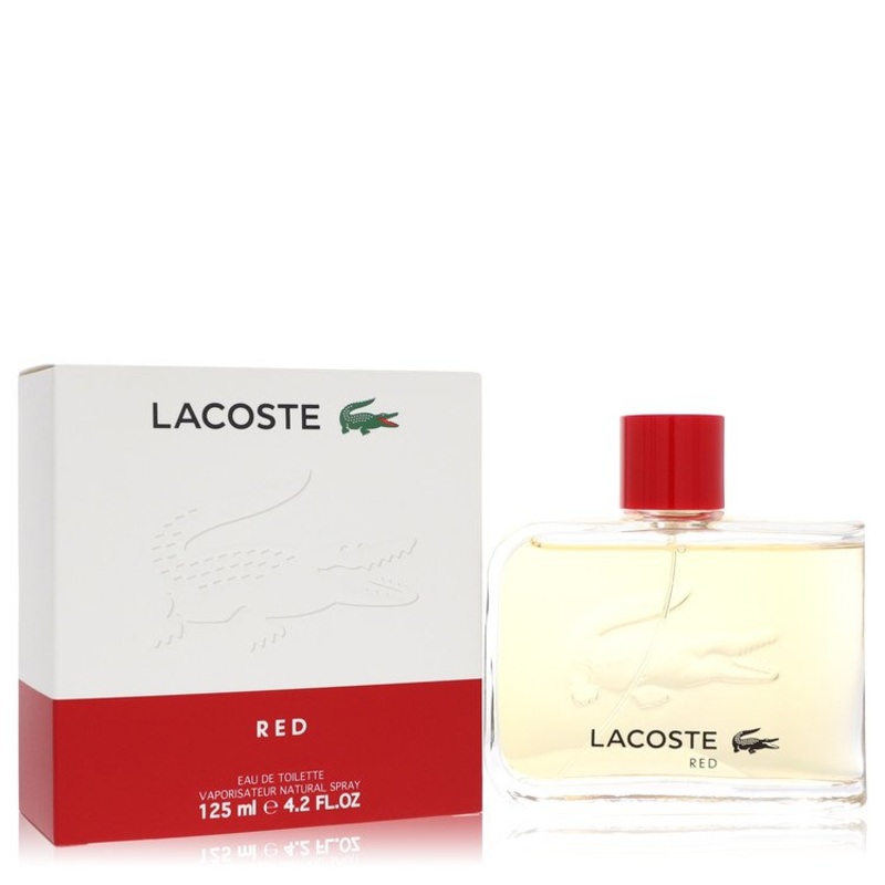 Lacoste Red Style In Play by Lacoste For Men Eau De Toilette Spray (New Packaging) 4.2 oz