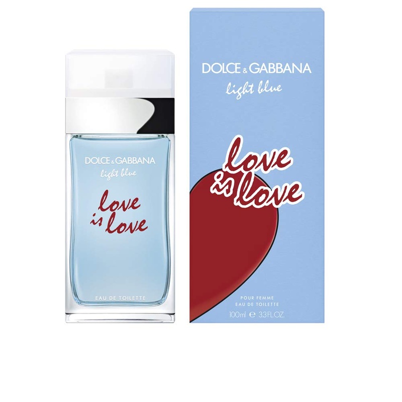 Light Blue Love Is Love Perfume 3.4 Oz Eau De Toilette Spray For Women