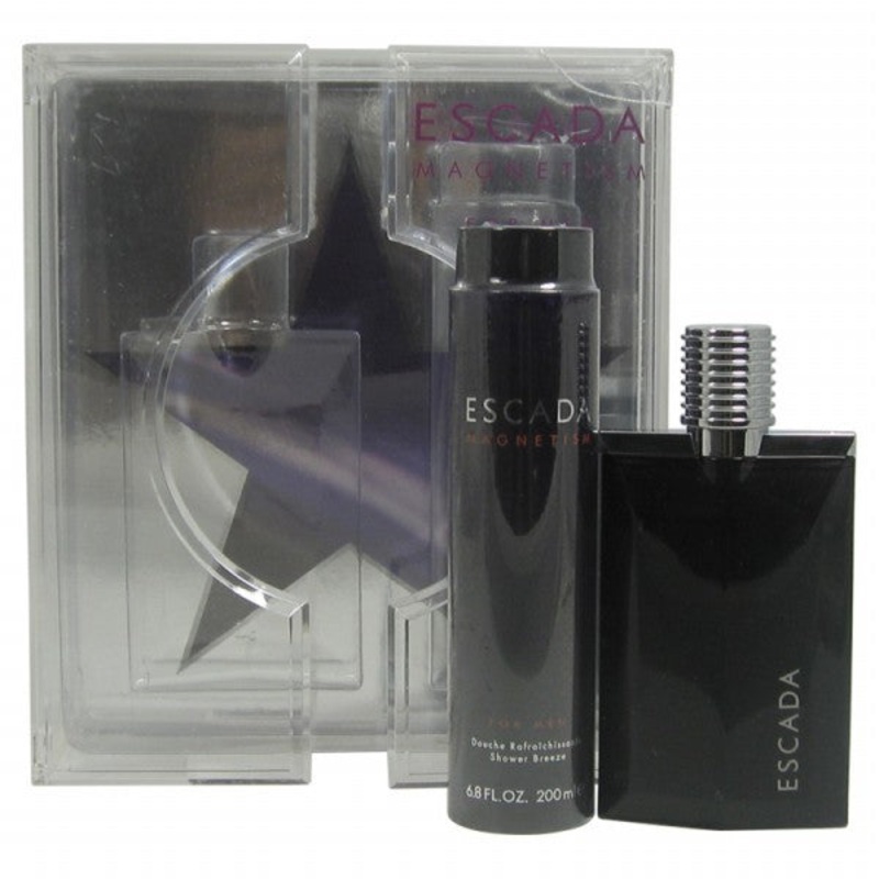 Magnetism Gift Set by Escada 2 Piece Gift Set: 1.7 Oz Eau De Parfum Spray + 6.8 Oz Shower Gel. For Men