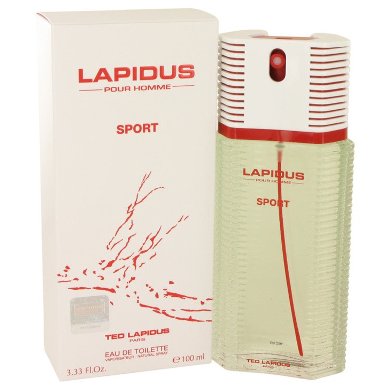 Lapidus Pour Homme Sport by Ted Lapidus For Men Eau De Toilette Spray 3.33 oz