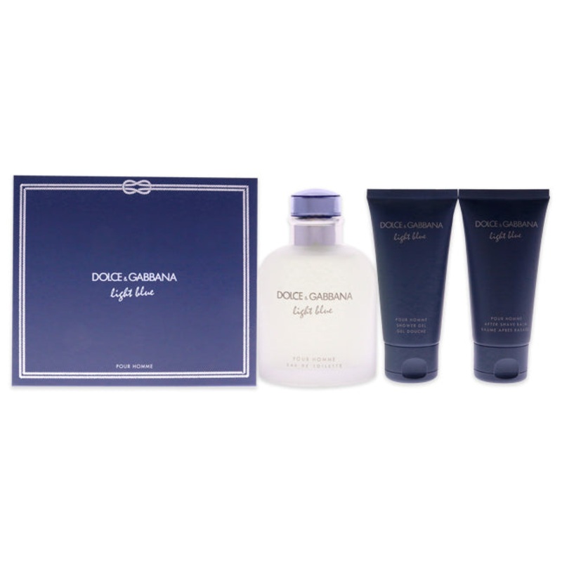 Light Blue by Dolce and Gabbana for Men – 3 Pc Gift Set 4.2 oz.