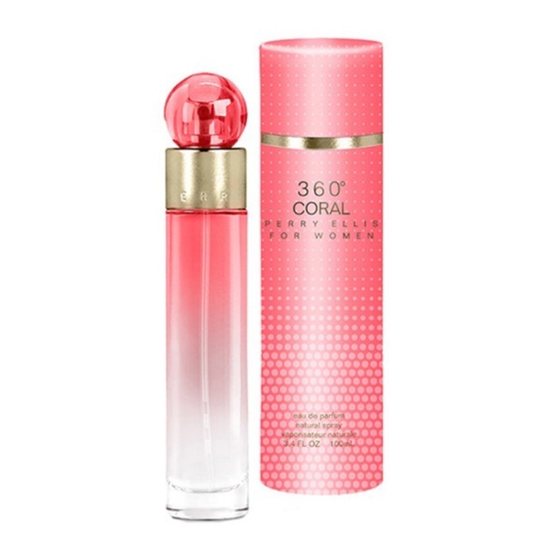 360 Coral by Perry Ellis 8.0 Oz. Body Mist For Women