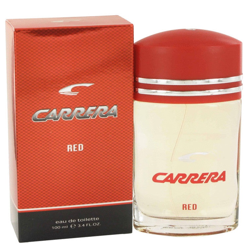 Carrera Red by Vapro International For Men Eau De Toilette Spray 3.4 oz